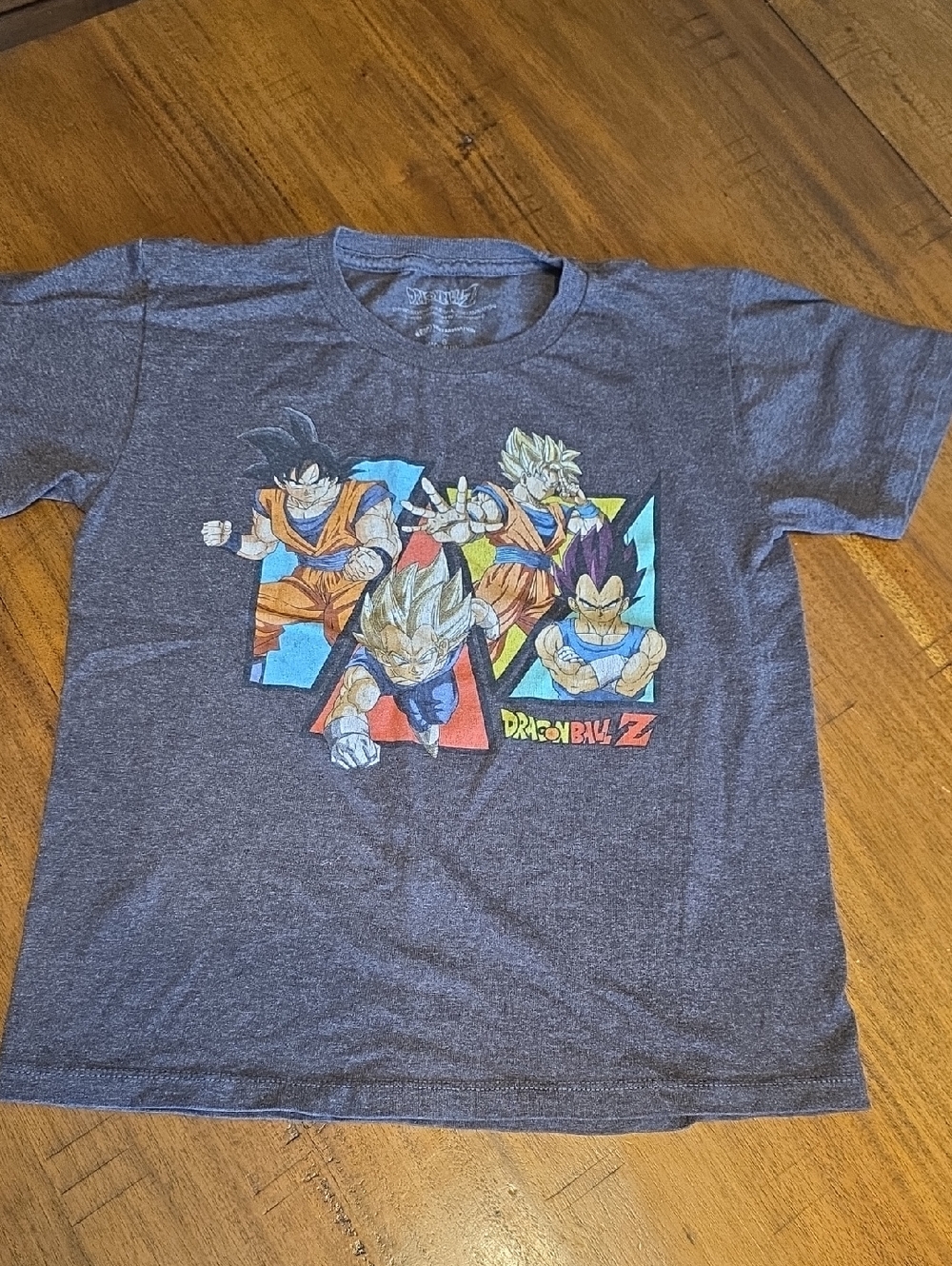 Dragon Ball Z Graphic Kids T‑Shirt - Heather Gray
